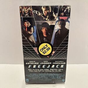NEW Freejack (VHS, 1992) Emilio Estevez~Mick Jagger~Anthony Hopkins, SEALED